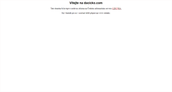 Desktop Screenshot of dacicko.com