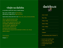 Tablet Screenshot of dacicko.cz